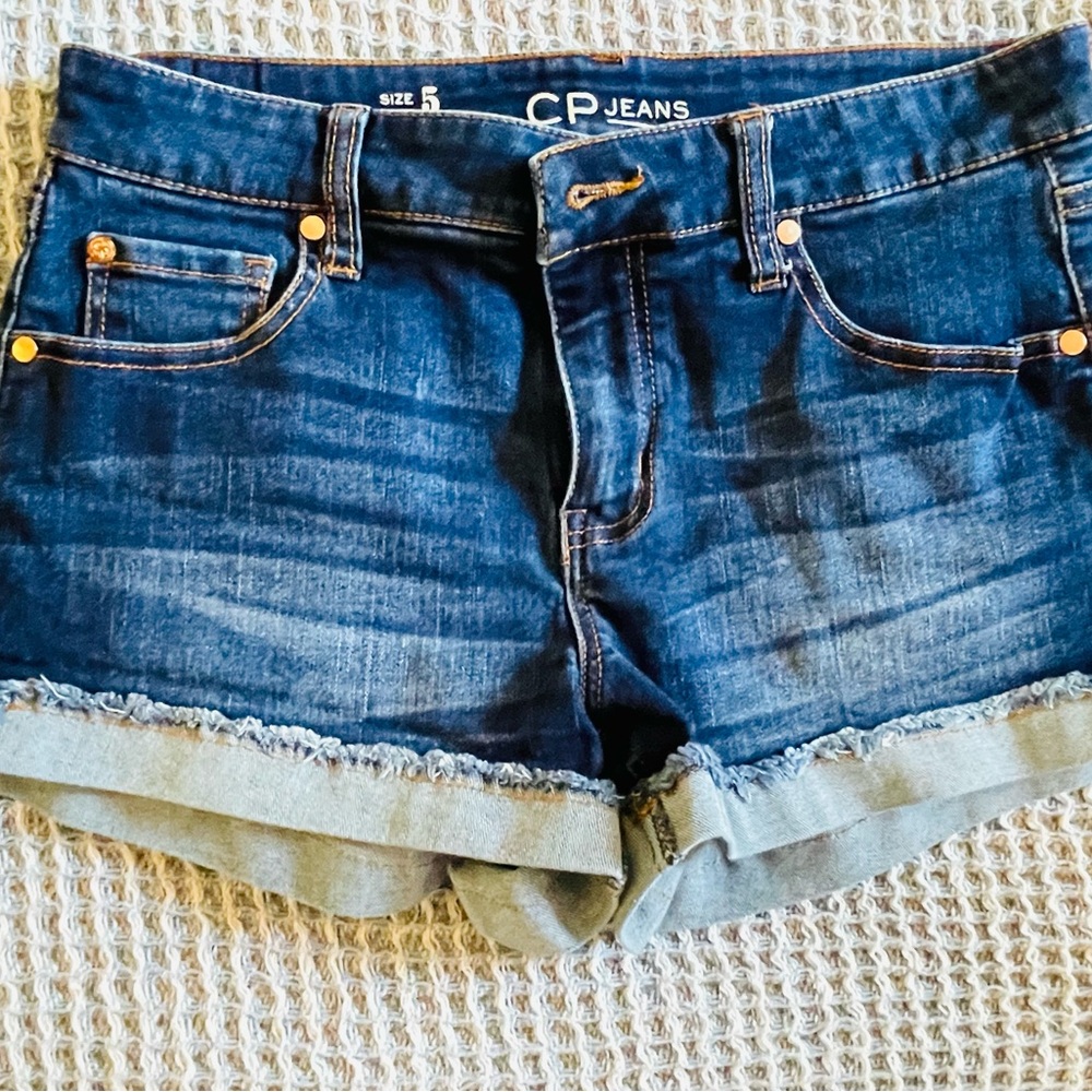 CP cuff dark denim shirt, size 5, EUC.